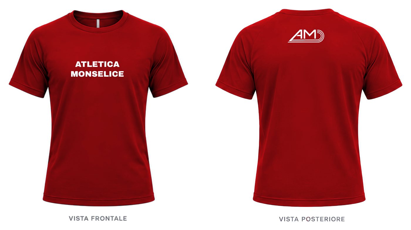 Maglia rossa, fronte e retro